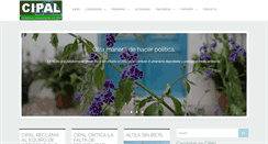 Desktop Screenshot of cipal.es